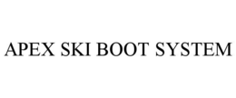 APEX SKI BOOT SYSTEM trademark