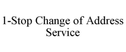 1-STOP CHANGE OF ADDRESS SERVICE trademark