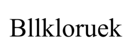 BLLKLORUEK trademark