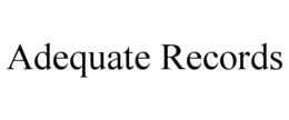 ADEQUATE RECORDS trademark
