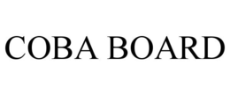 COBA BOARD trademark