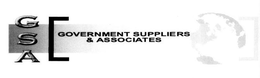 GSA GOVERNMENT SUPPLIERS & ASSOCIATES trademark