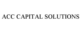 ACC CAPITAL SOLUTIONS trademark