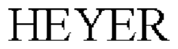 HEYER trademark