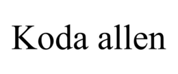 KODA ALLEN trademark