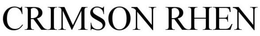 CRIMSON RHEN trademark