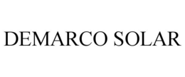 DEMARCO SOLAR trademark