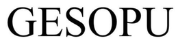 GESOPU trademark