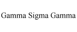 GAMMA SIGMA GAMMA trademark