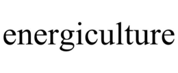 ENERGICULTURE trademark