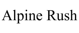 ALPINE RUSH trademark