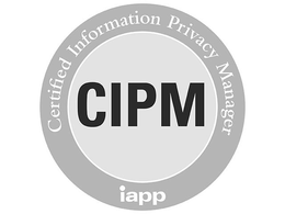 CERTIFIED INFORMATION PRIVACY MANAGER IAPP CIPM trademark