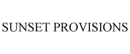 SUNSET PROVISIONS trademark