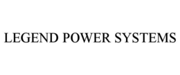LEGEND POWER SYSTEMS trademark