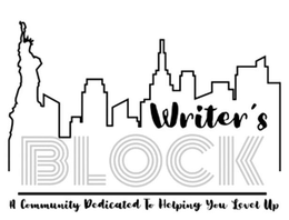 WRITER'S BLOCK A COMMUNITY DEDICATED TO HELPING YOU LEVEL UP trademark
