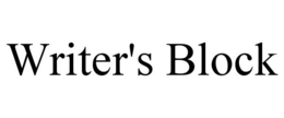 WRITER'S BLOCK trademark