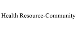 HEALTH RESOURCE-COMMUNITY trademark