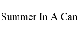 SUMMER IN A CAN trademark