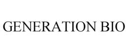 GENERATION BIO trademark