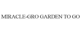MIRACLE-GRO GARDEN TO GO trademark