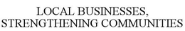 LOCAL BUSINESSES, STRENGTHENING COMMUNITIES trademark