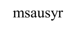 MSAUSYR trademark