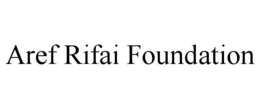 AREF RIFAI FOUNDATION trademark