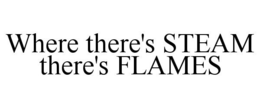 WHERE THERE'S STEAM THERE'S FLAMES trademark