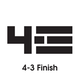 4 3 4-3 FINISH trademark