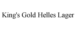 KING'S GOLD HELLES LAGER trademark