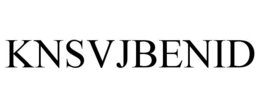 KNSVJBENID trademark