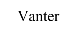 VANTER trademark