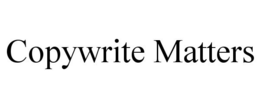 COPYWRITE MATTERS trademark