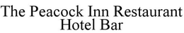 THE PEACOCK INN RESTAURANT HOTEL BAR trademark