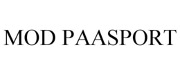 MOD PAASPORT trademark