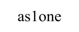 AS1ONE trademark