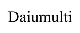 DAIUMULTI trademark