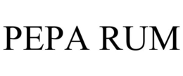 PEPA RUM trademark