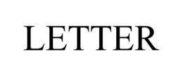 LETTER trademark