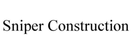 SNIPER CONSTRUCTION trademark