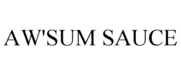 AW'SUM SAUCE trademark
