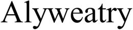 ALYWEATRY trademark