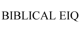 BIBLICAL EIQ trademark