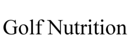 GOLF NUTRITION trademark