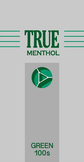 TRUE MENTHOL GREEN 100S trademark
