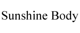 SUNSHINE BODY trademark