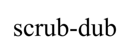 SCRUB-DUB trademark