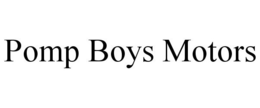 POMP BOYS MOTORS trademark