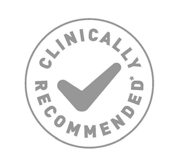CLINICALLY RECOMMENDED trademark