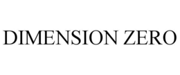 DIMENSION ZERO trademark